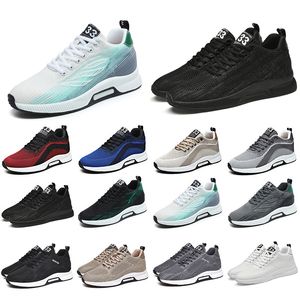 Style7 Gai Men Chaussures de course Sneaker Sneaker Fashion Black Kaki Gris Gris Blanc Blue Sable Blue Sable Brestable Trainers Outdoor Sports Sneakers 40-45