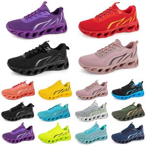 Style8 Men Dames Running schoenen Sneaker Triple Black Wit Rood Geel Paars Blauw Peach Pink Fuchsia Ademende Outdoor Trainer Sports sneakers Gai