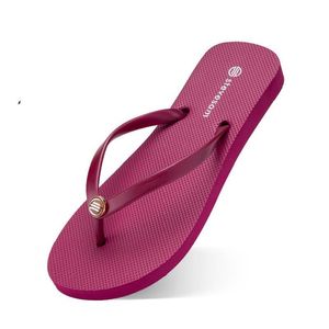 Style80 zapatillas zapatos de playa flip flops para mujer verde amarillo naranja navy bule blanco rosa marrón sandalias de verano 35-38