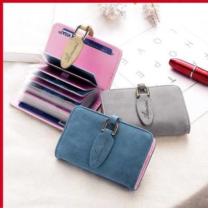 Élégant et exquis petit sac à main carte sac femmes coréen mignon Frh mode Clip grande capacité multi porte-cartes