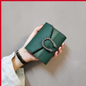 Petit sac à main élégant et exquis nouveau portefeuille pour femmes de dieu du vin coloré Style court 30% de réduction petit sac à langer emballage de carte