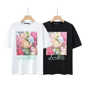 Stijlvolle en loszittende T-shirts Heren Dames Ontwerpers T-shirt Mode Man S Casual Man Kleding Straatpolo Shorts Mouw T-stukken Kleding T-shirt