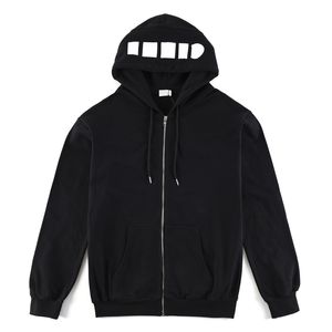 Sweat à capuche avec fermeture éclair pour homme, élégant, décontracté, pull Street 23FW Sep 23, automne hiver