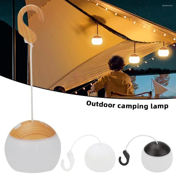 Lampe de camping élégante de boule avec la lumière rechargeable portative accrochante de crochet pour s'élever