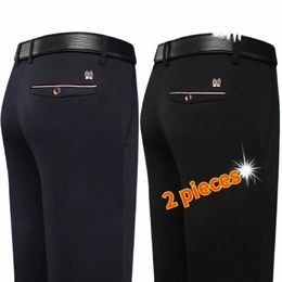 Élégant noir Dr pantalon pour hommes confortable pantalon décontracté quatre mers coréen Busin costume pantalon mâle Stretch Slim-Fit pantalon k5g5 #