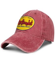 Élégant Bojangles039 célèbre poulet frites unisexe Denim casquette de baseball blanc équipe chapeaux bojangles logo célèbre poulet 0397282031