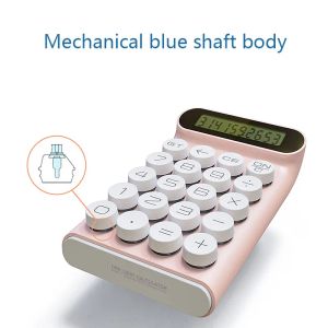 Calculatrice élégante avec calculatrice de calculatrice scientifique à apprentissage de bureau à clé mécanique