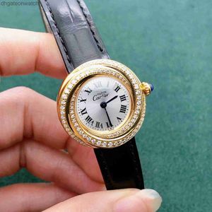 Stijlvolle Carter Designer Watches for Men Women Dames kijken Kleine Whirlwind -serie goud gewikkeld Silver White Business Designer pols horloge voor mannen