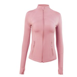 Veste de yoga élégante pour femme avec technologie de séchage rapide, sweat-shirt solide à fermeture éclair, parfait pour les tenues de yoga et les vêtements de sport.