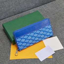 Stijlvolle GY -letter Leather Wallets unisex Designer lange portemonnee kaarthouder munt portemonnees zipperzak Clutch -tassen