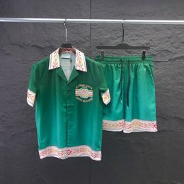Conjunto de camisa informal para hombre, diseño hawaiano con estilo, alfabeto Floral, estampado 3D, conjunto de camisa de playa para verano, talla M-XXXL #009