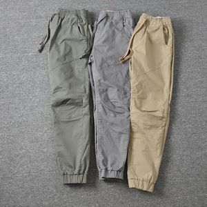 Stijlvolle Joggers Broek Sportieve Pure Kleur Slanke Broek Effen Kleur Mannelijke Mannen Cargo Broek Herenkleding 240124