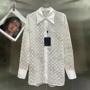 Chemise décontractée imprimée élégante pour femmes, manches longues, veste de Protection solaire respirante, col à revers, t-shirt à boutons