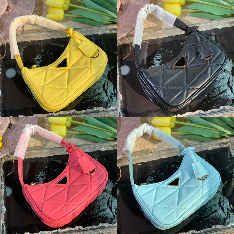 Stilvolle Rhomboid -Hobo -Unterarmtaschen Clips Leder einzelner Schulterhandtaschen Frauen Tasche mit Kiste