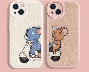 Stijlvolle siliconen cartoon anime telefoonhoes geschikt voor iPhone14 13 12 Pro Max 11 12 13 Plus XSMax 7 PLU All-Inclusive Protection Phone Case