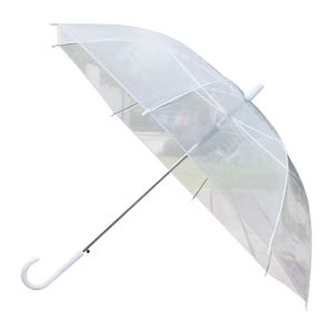 Fans Parasols Stijlvolle eenvoud Bubble Deep Dome Paraplu Apollo Transparante Paraplu Girl Mushroom Clear Wedding Accessories