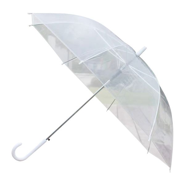 Fans parasols élégant simplicité bulle profonde dôme parapluie apollo transparent girl girl champignon accessoires de mariage clair