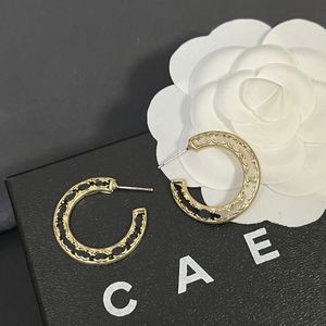 Stijlvolle oorbellen hoepel verguld ontwerper merk stud ontwerpen liefdescadeaus voor vrouwen oorbellen engagement reizen verjaardag minnaar sieraden
