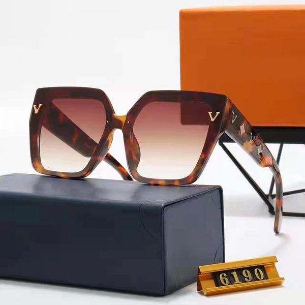 Gafas de sol con estilo Moda Gafas oscuras Gafas de sol Gafas de sol diseñadas específicamente para hombre Mujer Marco con patrones 7 opciones