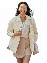 Elegante invierno de las mujeres abajo camisa chaqueta suelta rosa negro blanco 90% pato blanco abajo abrigo cálido ropa elegante 2023 INKEO 3O150 u25x #