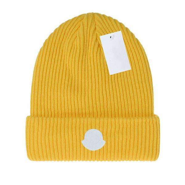 Chapeau tricoté en laine élégant pour femmes casquette de créateur pour hommes tricoté chapeau en cachemire MoncKler pour chapeau chaud d'hiver M-3