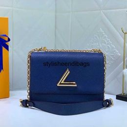 StylisHEdibags schoudertassen klassieke originele AAA -kwaliteit luxe designer tas twist mm handtassen lederen messenger schoudertassen crossbody portemonnee