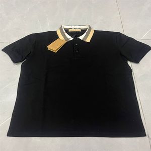 Stylist Designer Polo Shirts Luxe mannen Polo Casual Men Polo T -shirt Snake Bee Letter Afdrukken Borduurwerk Mode High Street Mens Polos