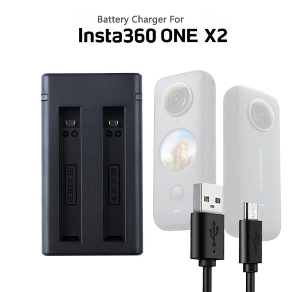 Chargeur Stylus IS360X2B pour Insta 360 One X2 Chargeur de batterie Insta360 x2 Sports Action Camera ACCESSOIRES DE CHARGE FAST