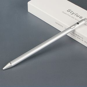 Stylus Pen Voor Apple iPhone Potlood Android Windows Tablet PC Touchscreen Stylus Pen Universeel Met Gevoelig en Precisie Zilver