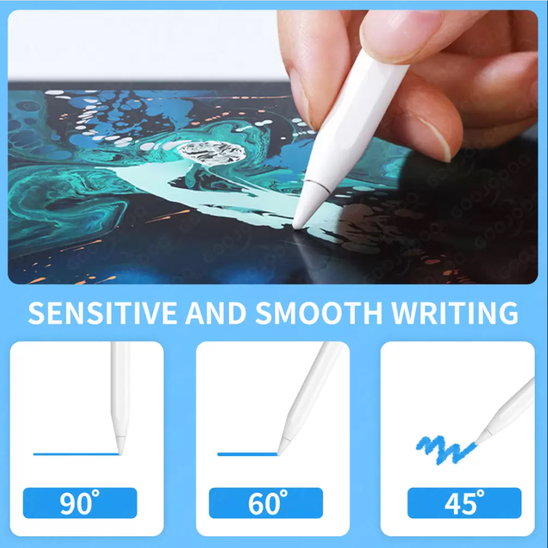 Stylus Pen Nib for Apple Pencil الجيل الثاني من الجيل الأول من مضخم الصوت الناعم ذو الطبقات المزدوجة لجهاز iPad Pro Mini 6 Tablet
