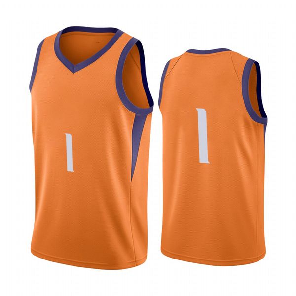 SU No.1S Maillot de basket-ball Booneker Pautroisel Hommes de haute qualité Design Basket-ball Jersys confortable Vêtements de plein air Personnaliser le numéro de nom de l'équipe M-2XL Noir orange