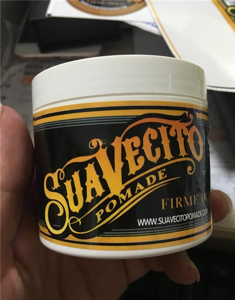 Suavecito Pomade Gel 4oz 113g Strong Style Restoring Ancient Ways is Big Skeleton Hair Slicked Back Hair Oil Wax Mud