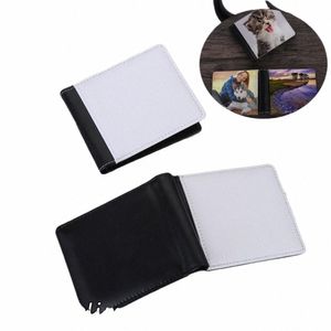 sublimati lege platen portemonnee pu lederen portemonnee voor vrouwen mannen diy geschenken multi card houder portemonnee voor werk reizen nieuwe stijl p0sk#