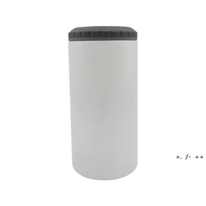 Sublimatie 16oz 4 in 1 Tumbler Blank Can Cooler White roestvrijstalen rechte tuimelaar door zee bbb14464