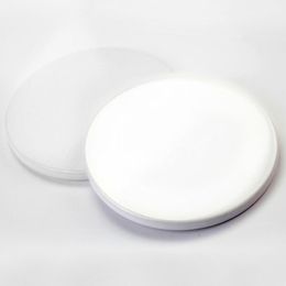 Sublimation 9cm tapis vierge en céramique coaster blanc céramique transfert de chaleur Impression de tasse personnalisée tapis thermiques sous-verres subliion s s