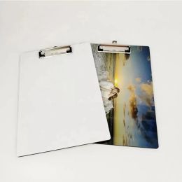 Sublimatie A4 Klembord Gerecycled Document Houder Witte Blanco Profiel Clip Brief Bestand Papier Vel Kantoorbenodigdheden JN07