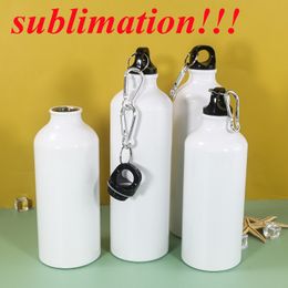 Sublimatie aluminium sportfles 500 ml 750 ml 1000 ml fiets water fles lichtgewicht herbruikbare flessen lekbestendige reisflessen voor kamperen