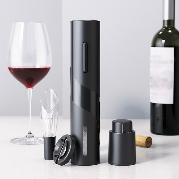 Abrebotellas automático de sublimación para vino tinto Cortador de papel de aluminio Abridores de vinos eléctricos Abridores de tarros Accesorios de cocina Gadgets Abridor de botellas