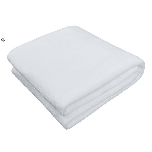 Sublimation bébé couverture blanc blanc Soogan tapis impression par transfert thermique courtepointes couvertures de Sublimation personnalisées