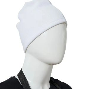 Sublimación Baby Hat Invierno Polar Polar gorro de gorro suministros para fiestas de moda de calavera de calavera Transferencia de calor Diy en blanco sombrero blanco LL