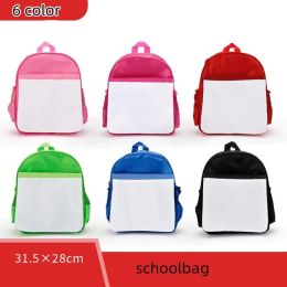 Sublimatie Backpack Kindergarten Kid Toddler School Backpacks For Girls Boys verstelbare riemontwerp Schooltas Groothandel FY3453