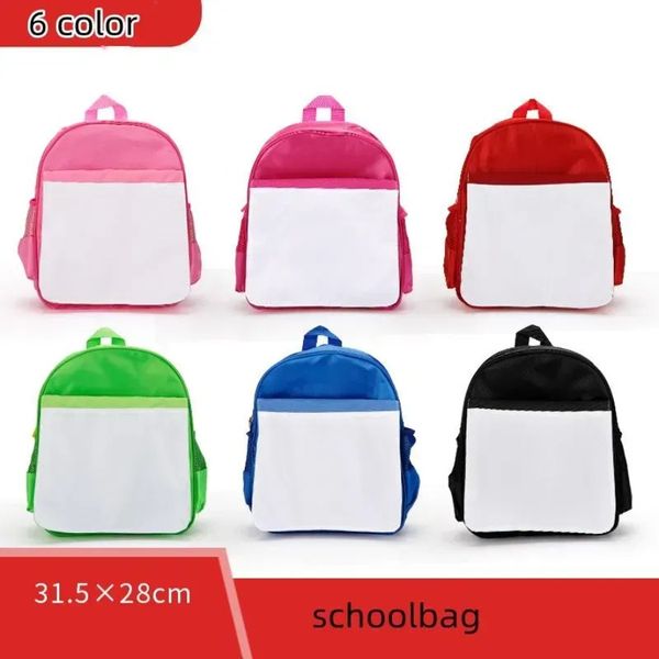 Mochila de sublimación Mochilas escolares para niños pequeños de jardín de infantes para niñas y niños Mochila con diseño de correa ajustable al por mayor B1026