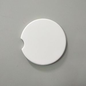 sublimation blank car ceramics coasters 6.6*6.6cm hot transfer printing coaster blank consumables materials SN1227