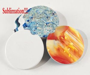 Sublimatie Blank Auto Keramiek Onderzetters 6.6x6.6cm Hot Transfer Printing Coaster Blank Verbruiksartikelen Materialen