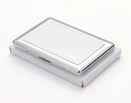 Sublimation Blank Cigarette Case Metal Doublesided DIY Printing Cigaret Box Heat Transfer Coating Outdoor Portable Cigarette Stor5084124