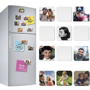 Sublimatie Blank Koelkast Zachte Magneten Sticker Warmte Transfer Vierkant Blanks Photo Magneet voor koelkast Keuken Kalender Decoratieve Stikers