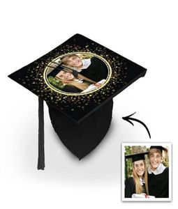 Sublimatie Blank Afstuderen Hoed Topper Sticker Party Warmteoverdracht Witte Zelfklevende Grad Cap Plaat Decoraties4641648