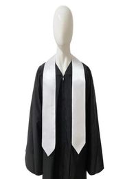 Sublimation Blank Graduation Tie Stoles Grad Party Gift pour les étudiants 60 70 pouces de transfert de chaleur en polyester châle 6872984