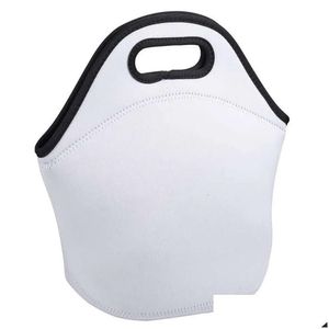 Sublimatie blanco lunchboxen tassen tas herbruikbaar Geadelde thermische doos draagtas handtassen toted drop levering home tuin keuken dinin dhebv