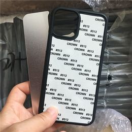 Coque de téléphone vierge à Sublimation, étui en caoutchouc TPU pour iphone 14 13 12 pro xr mini 6 7 8 plus xs max avec plaque matel